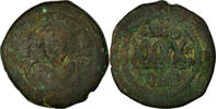 Follis Münze, Phocas, Constantinople, S, Kupfer, Sear:640 -
