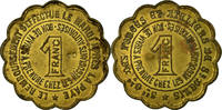 Frankreich 1 Franc Münze, Sté Gle des Forges et Ateliers de St Denis, Saint-Denis, 1 -