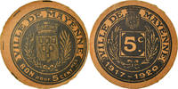 Frankreich 5 Centimes Münze, Ville de Mayenne, Mayenne, VZ -