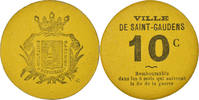 Frankreich 10 Centimes Münze, Ville de Saint-Gaudens, Saint-Gaudens, VZ -