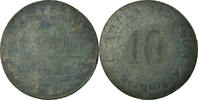 Frankreich 10 Centimes Münze, Charles Jeanson, Filature & Tissage, Serquigny -