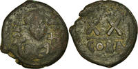 Half Follis Münze, Phocas, Constantinople, S, Kupfer, Sear:643 -