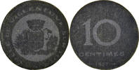 Frankreich 10 Centimes Münze, Ville de Villeneuve-sur-Lot, Villeneuve-sur-Lot, 10 -
