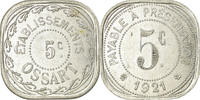 Frankreich 5 Centimes Münze, Etablissements OSSART, Montpellier, VZ -