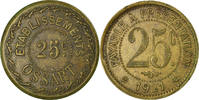 Frankreich 25 Centimes Münze, Etablissements OSSART, Montpellier, SS+ -
