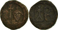 12 Nummi Münze, Heraclius, Alexandria, S, Kupfer, Sear:858 -
