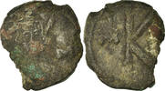 Half Follis Münze, Constantine IV, Constantinople, S, Kupfer -