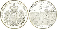 San Marino 5 Euro European Discoveries, STGL, Silber, KM:501 -