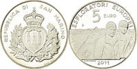 San Marino 5 Euro European Discoveries, STGL, Silber, KM:501 -