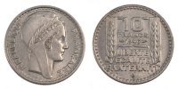 Frankreich 10 Francs Münze, Turin, SS+, Copper-nickel, Gadoury:810 -