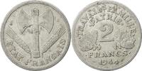 Frankreich 2 Francs Bazor, Castelsarrasin, SS, Aluminium, KM:904.3 -