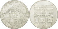 Österreich 100 Schilling Münze, Vienna, SS+, Silber, KM:2929 -