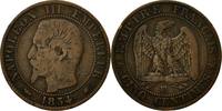Frankreich 5 Centimes Münze, Napoleon III, Napoléon III, Strasbourg -