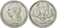 Madagascar Franc Münze, Paris, SS, Aluminium, KM:3 -