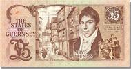 Guernsey 5 Pounds Geldschein, KM:53a, UNZ