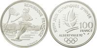 Frankreich 100 Francs Münze, Paris, STGL, Silber, KM:972 -