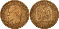 Frankreich 5 Centimes Münze, Napoleon III, Napoléon III, Lille, SS -