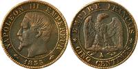 Frankreich 5 Centimes Münze, Napoleon III, Napoléon III, Paris, SS -