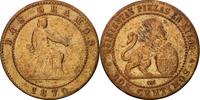 Spanien 10 Centimos Münze, Provisional Government, Madrid, SS, Kupfer -
