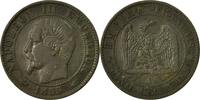 Frankreich 5 Centimes Münze, Napoleon III, Napoléon III, Paris, SS -