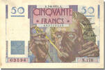 Frankreich 50 Francs France, 50 F 1946-1951 ''Le Verrier'', KM #127d, 1951-06-07,... -