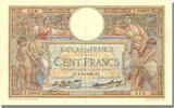 Frankreich 100 Francs Geldschein, 100 F 1908-1939 ''Luc Olivier Merson'' -