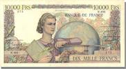 Frankreich 10,000 Francs Geldschein, 10 000 F 1945-1956 ''Génie Français'' -