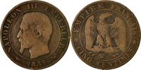 Frankreich 5 Centimes Münze, Napoleon III, Napoléon III, Lille, S -