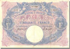 Frankreich 50 Francs Geldschein, 50 F 1889-1927 ''Bleu et Rose'' -