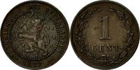 Niederlande Cent Münze, William III, SS, Bronze, KM:107.1 -