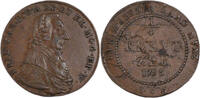 Deutsch Staaten 1/4 Kreutzer Münze, MAINZ, Friedrich Karl Josef, SS+ -