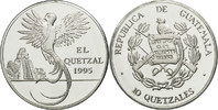 Guatemala 10 Quetzales Münze, Tower, UNZ, Aluminium, KM:2d.2 -