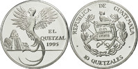 Guatemala 10 Quetzales Münze, Tower, UNZ, Aluminium, KM:2d.1 -