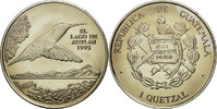 Guatemala Quetzal Münze, Tower, UNZ, Copper-nickel, KM:1f.1 -