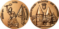 Frankreich Medaille Medal, Jeanne Hachette , Beauvais, Bosc, VZ+, Bronze -
