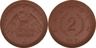 Deutschland Medaille 2 Mark, Sachsen, UNZ, Porcelain -