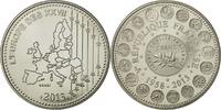 Frankreich Medaille Medal, L'europe des XXVII, République française, UNZ, Nickel -