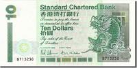 Hong Kong 10 Dollars Geldschein, UNZ -