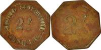 Algeria betaalpenning Token, Société Coopérative Altairac, 2 Francs, Nécessité, SS -