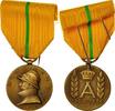 Belgien Medaille Le Roi Albert Ier, Uncirculated, De Bremaecker -
