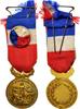 Frankreich Medaille Académie du dévouement national, Good Quality, Gilt -