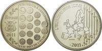 Frankreich Medaille L'Europe des XXVII, Bienvenue à l'Estonie, STGL -
