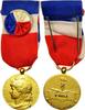 Frankreich Medaille Médaille d'honneur du travail, Uncirculated, Gilt Bronze -