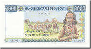 Dschibuti 2000 Francs Geldschein, KM:43, UNZ -
