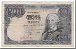 Spanien 5000 Pesetas Geldschein, 1976-02-06, KM:155, SGE+ -