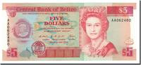 Belize 5 Dollars Geldschein, 1990-05-01, KM:53a, UNZ -