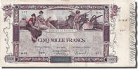 Frankreich 5000 Francs Geldschein, 5 000 F 1918 ''Flameng'', 1918-01-17 -