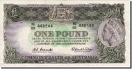 Australien 1 Pound Geldschein, KM:34a, VZ -