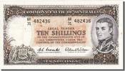 Australien 10 Shillings Geldschein, VZ -