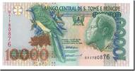 Saint Thomas and Prince 10,000 Dobras Geldschein, 1996-10-22, KM:66a -